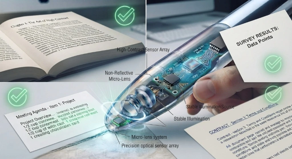 Diagram of reading pen technology illustrating how it addresses varied barriers for students with special educational needs